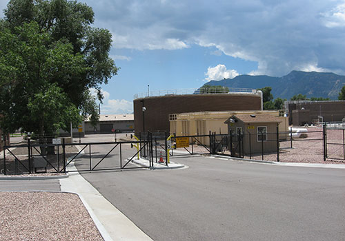 Colorado Springs Utilities Gate #3 Colorado Springs Wastewater Treatment Gate #3